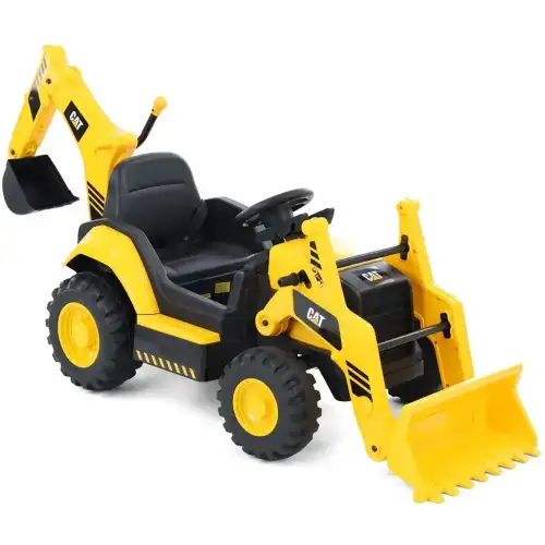 Escavadora Brincar CAT BACKHOE Amarela 7AH